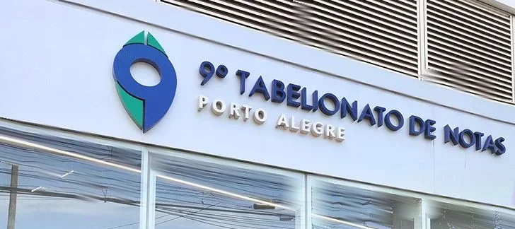 Fachada do 9º Tabelionato de Notas de Porto Alegre