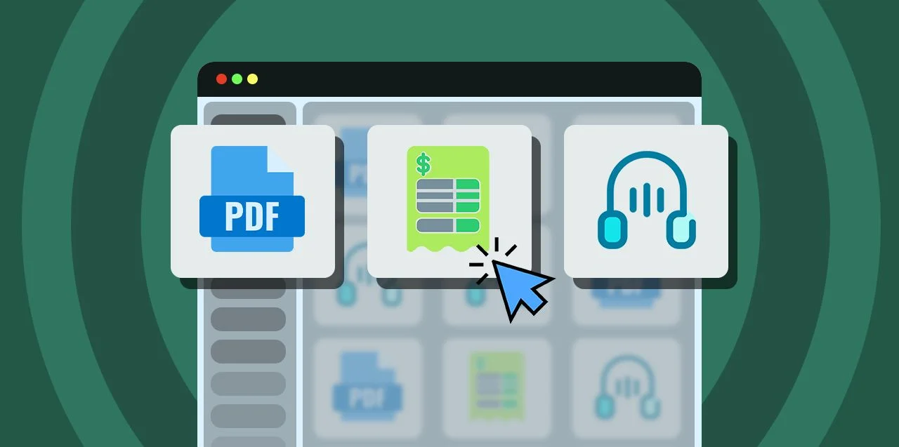 Seus arquivos de atendimento centralizados em um só lugar